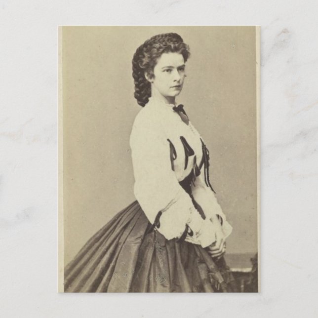 Postal Empress Elisabeth - Sissi - Sisi de Austria 1864 (Anverso)