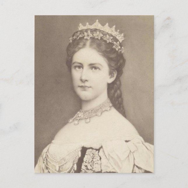 Postal Empress Elisabeth - Sissi - Sisi de Austria 1867 (Anverso)