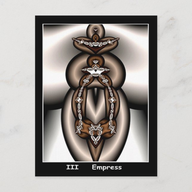 Postal Empress Tarot Card (Anverso)