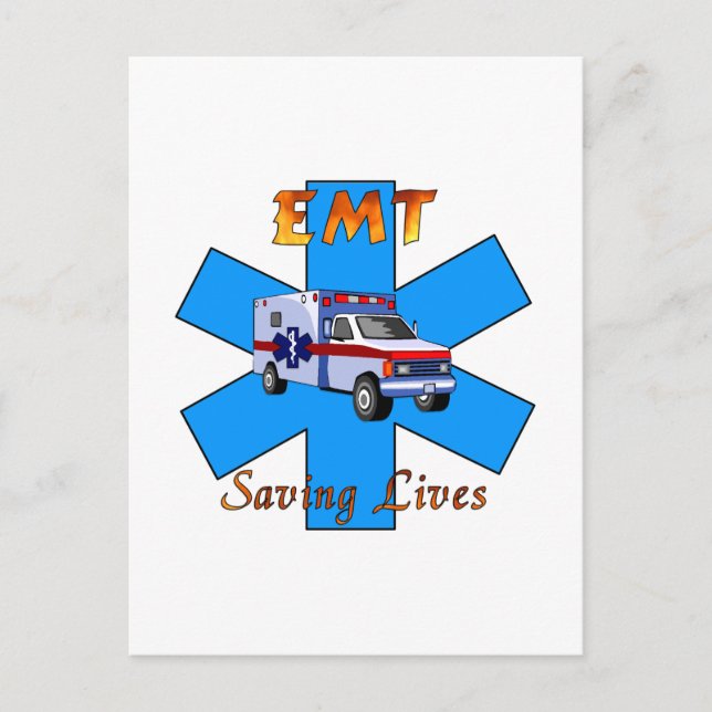 Postal EMT Salvando vidas (Anverso)