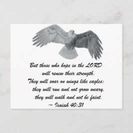 Postal En alas como las Águilas - Es 40:31