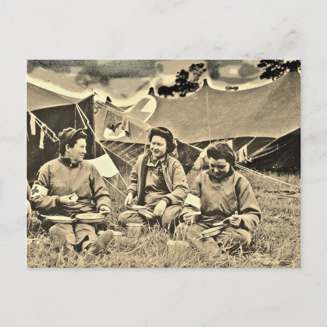 Postal En algún lugar de Francia (Anverso)