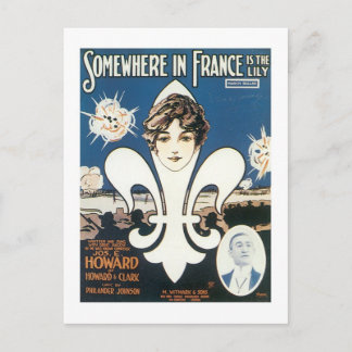 Postal En algún lugar de Francia, portada del libro de ca