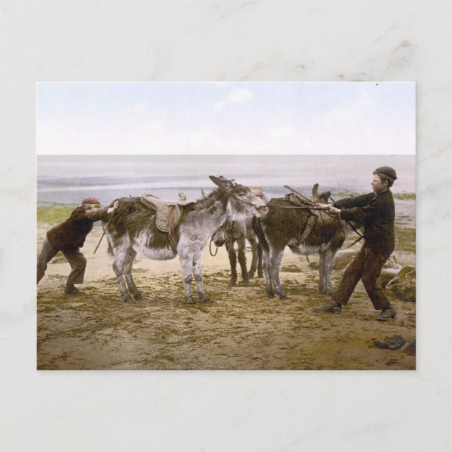 Postal En algún lugar de la Inglaterra victoriana (1900) (Anverso)