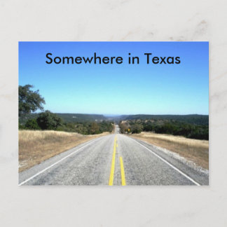Postal En Algún Lugar De Texas