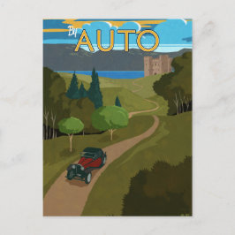 Postal En automóvil