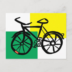 Postal en bicicleta