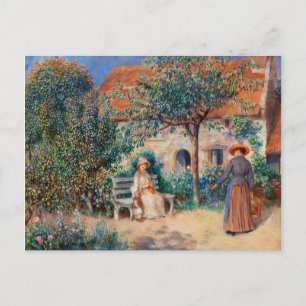 Postal En Bretaña, pintura impresionista de Renoir