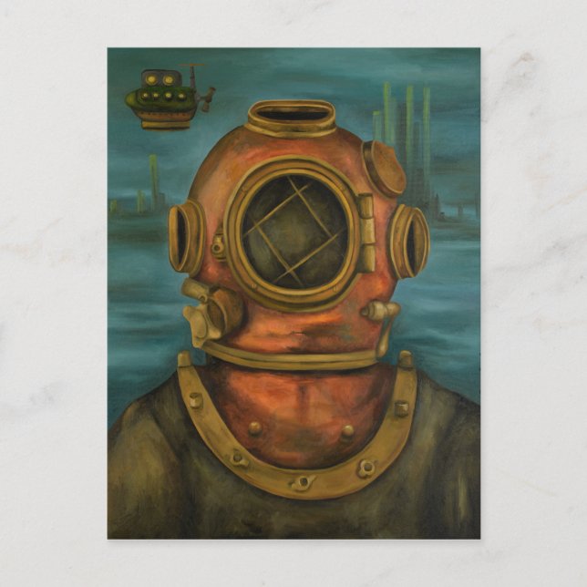 Postal En busca de Atlantis (Anverso)