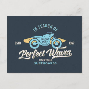 Postal En busca del Poster de ondas perfectas