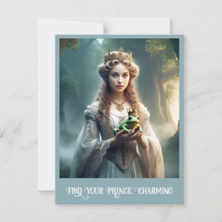 POSTAL " EN BÚSQUEDA DE ENCANTO PRÍNCIPE "