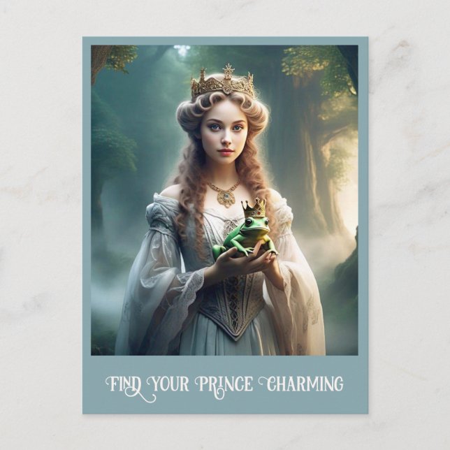 POSTAL " EN BÚSQUEDA DE ENCANTO PRÍNCIPE " (Anverso)