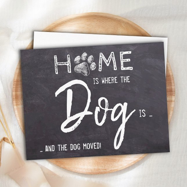 Postal En casa es donde el perro es donde hemos movido a  (Subido por el creador)
