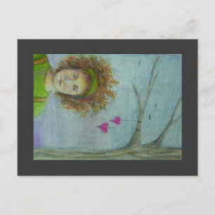 Postal En cualquier lugar donde cuelgue mi corazón está e