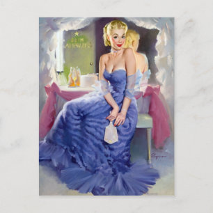 Postal En el alfiler del espejo