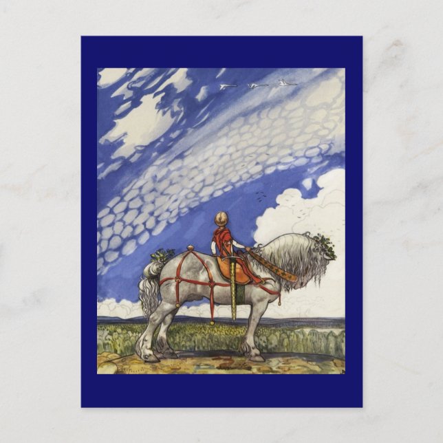 Postal En el amplio mundo (Anverso)