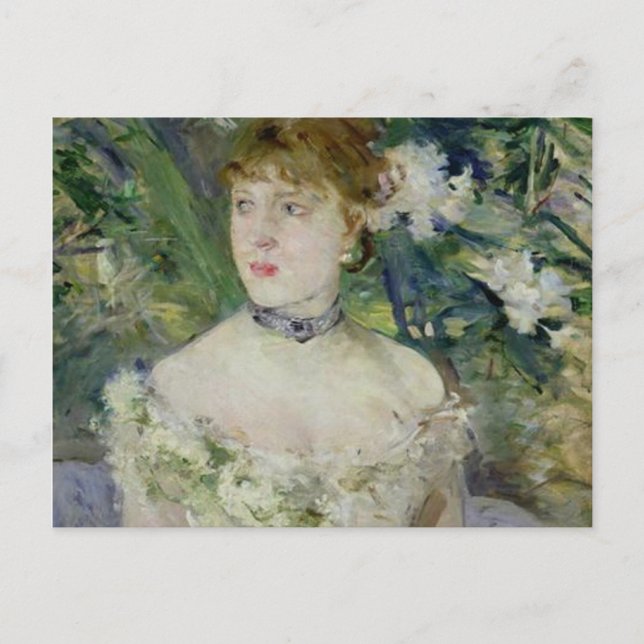 Postal En el baile, Bella Artes de Berthe Morisot (Anverso)