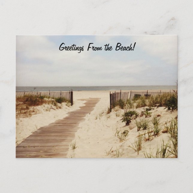 Postal En el Beach Postcard (Anverso)