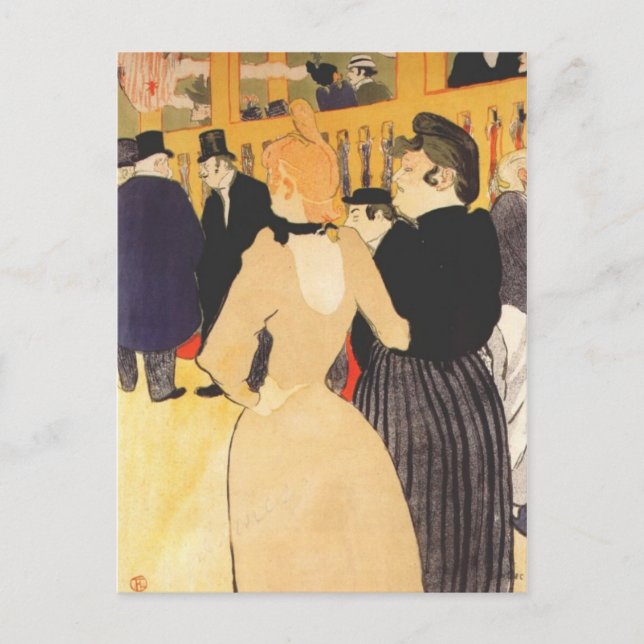 Postal En el Cabaret (Anverso)