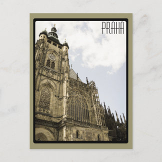 Postal En el Castillo de Praga