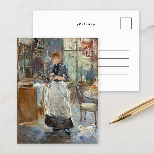 Postal En el comedor | Berthe Morisot (Subido por el creador)