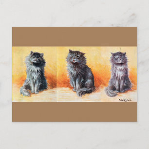 Postal En El Espectáculo Del Gato, Louis Wain