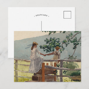 Postal En el Estilo Winslow Homer