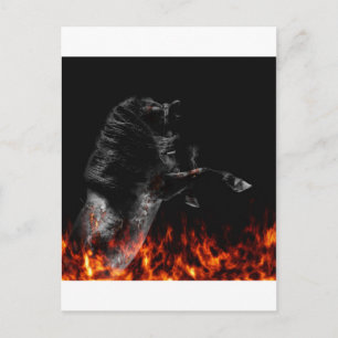 Postal En el fuego