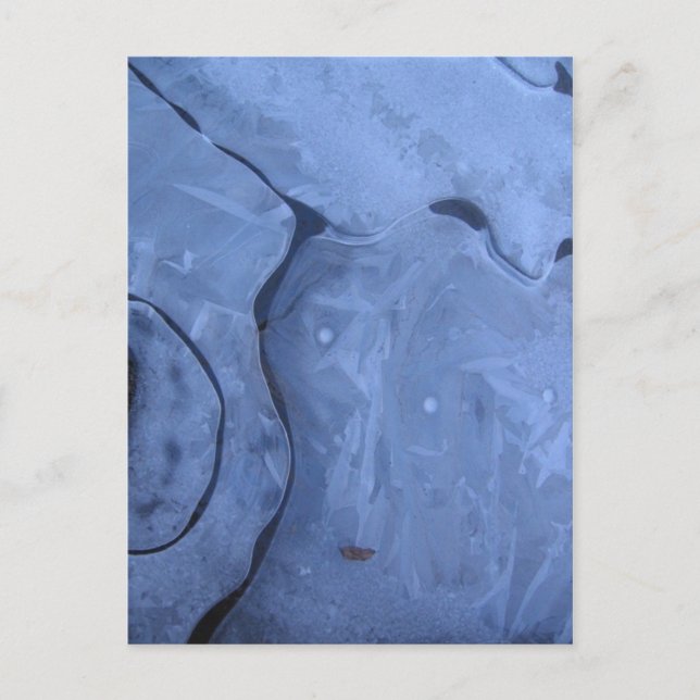 Postal en el hielo (Anverso)