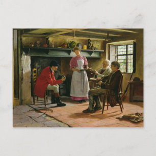 Postal En el interior de las armas de Lygon, Broadway, 18