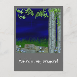 POSTAL EN EL JARDÍN