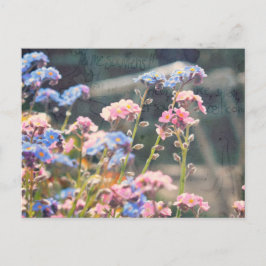 Postal En el jardín de la primavera