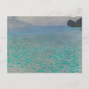 Postal En el lago Attersee, por Gustav Klimt, Bella Artes