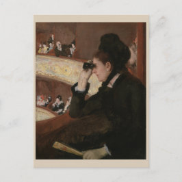 Postal En el Loge Mary Cassatt