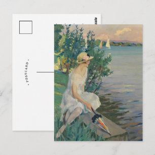 Postal En el malecón   Edward Cucuel