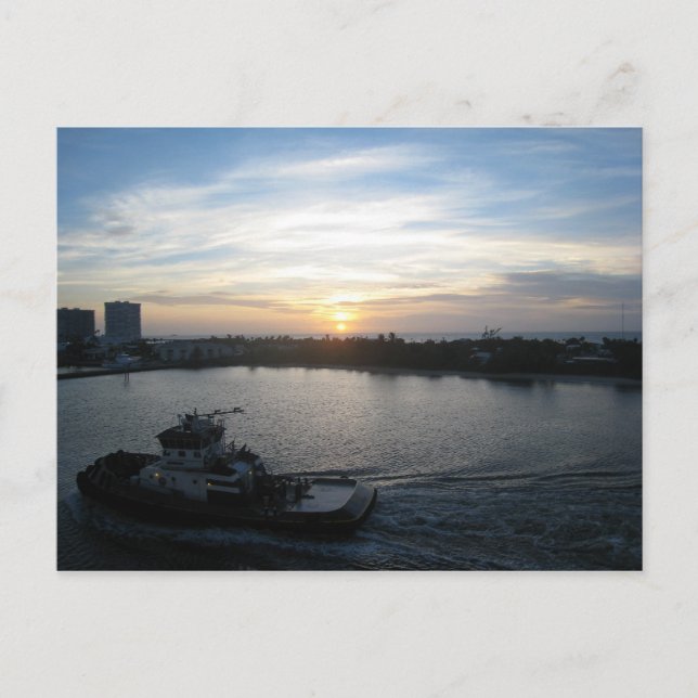 Postal En el mar (Anverso)