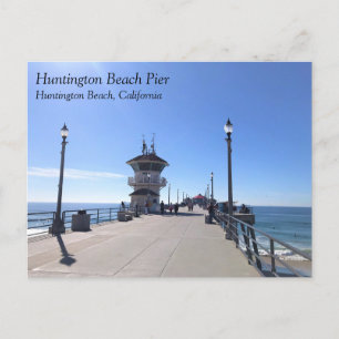 Postal En el muelle, Huntington Beach, California