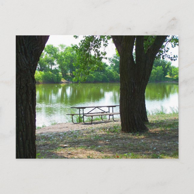 POSTAL EN EL PARQUE (Anverso)