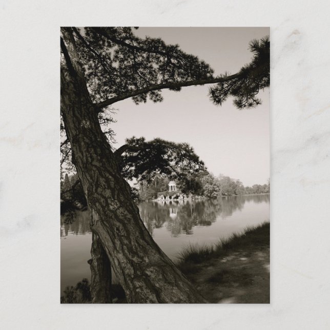 Postal En el parque (Anverso)