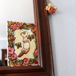 Postal "En el pintoresco jardín de Ferret, un dedicado ja