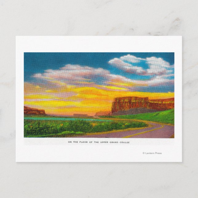 Postal En el piso de la represa del Gran Concejo Superior (Anverso)