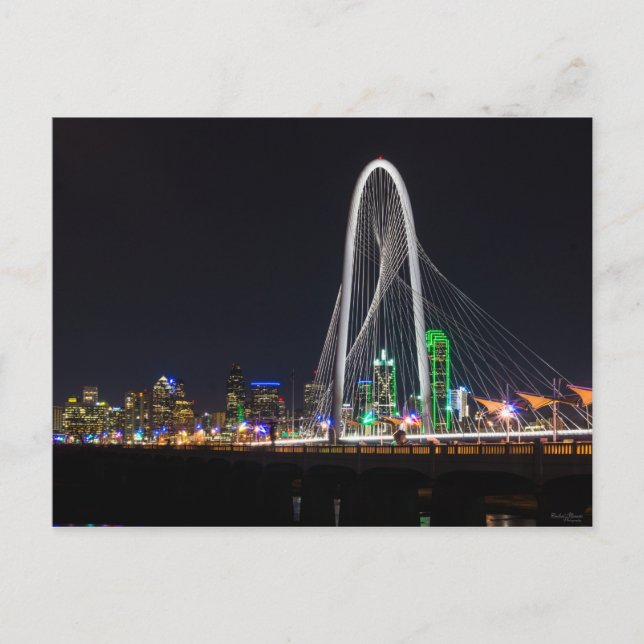 Postal En el puente Margaret Hunt Hill (Anverso)