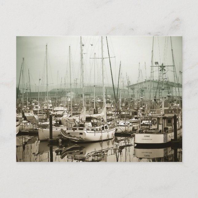 Postal En El Puerto (Anverso)