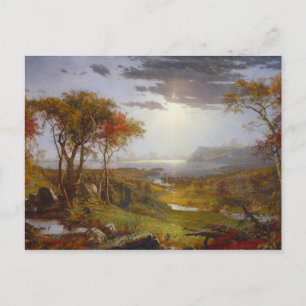 Postal En el río Hudson, 1860 (aceite sobre lienzo)