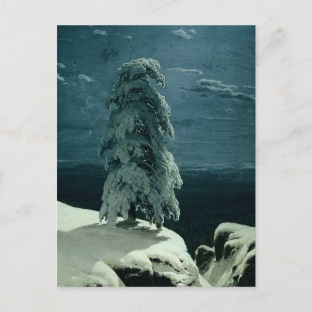 Postal En el salvaje norte, 1891 (Anverso)