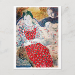 Postal En el Sofá de plata pálida, Maurice Denis