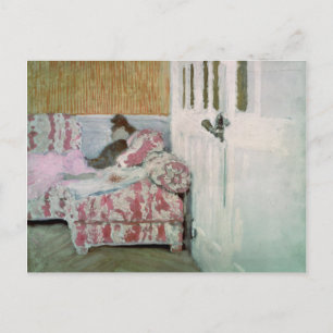 Postal En el Sofá o en la habitación blanca