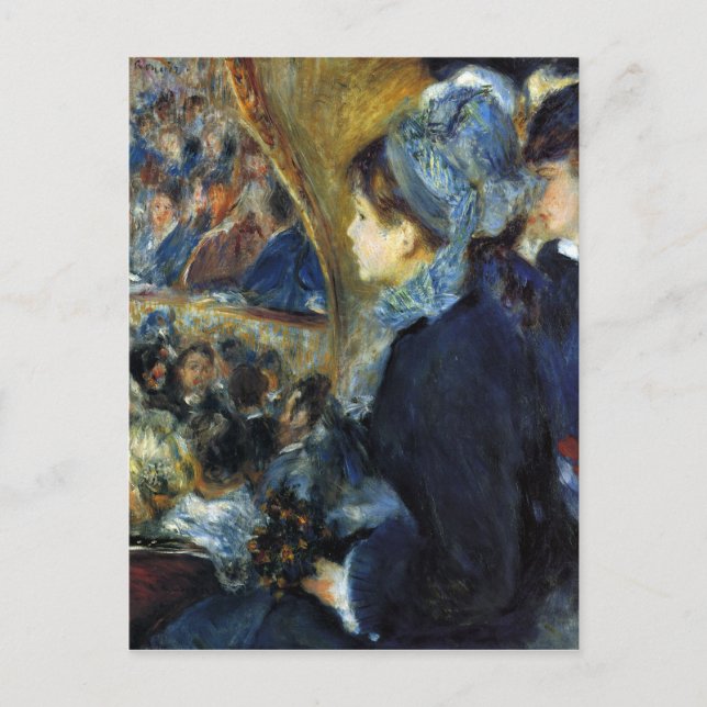 Postal En el teatro de Pierre Renoir (Anverso)