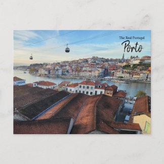 Postal En el teleférico - Porto