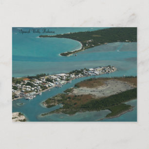 Postal en español de Wells, Bahamas